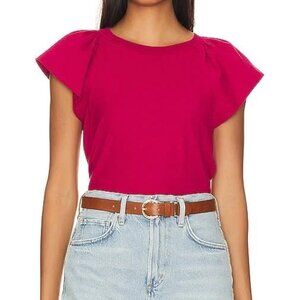Nation LTD LORNA Flutter Sleeve TOP